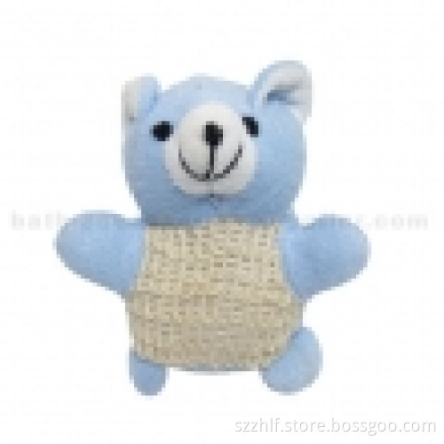 Animal-bath-pouf